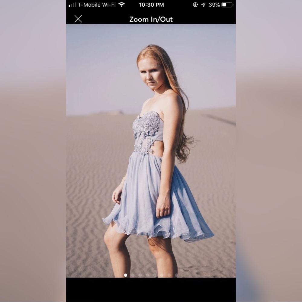 Silver/Blue Dress